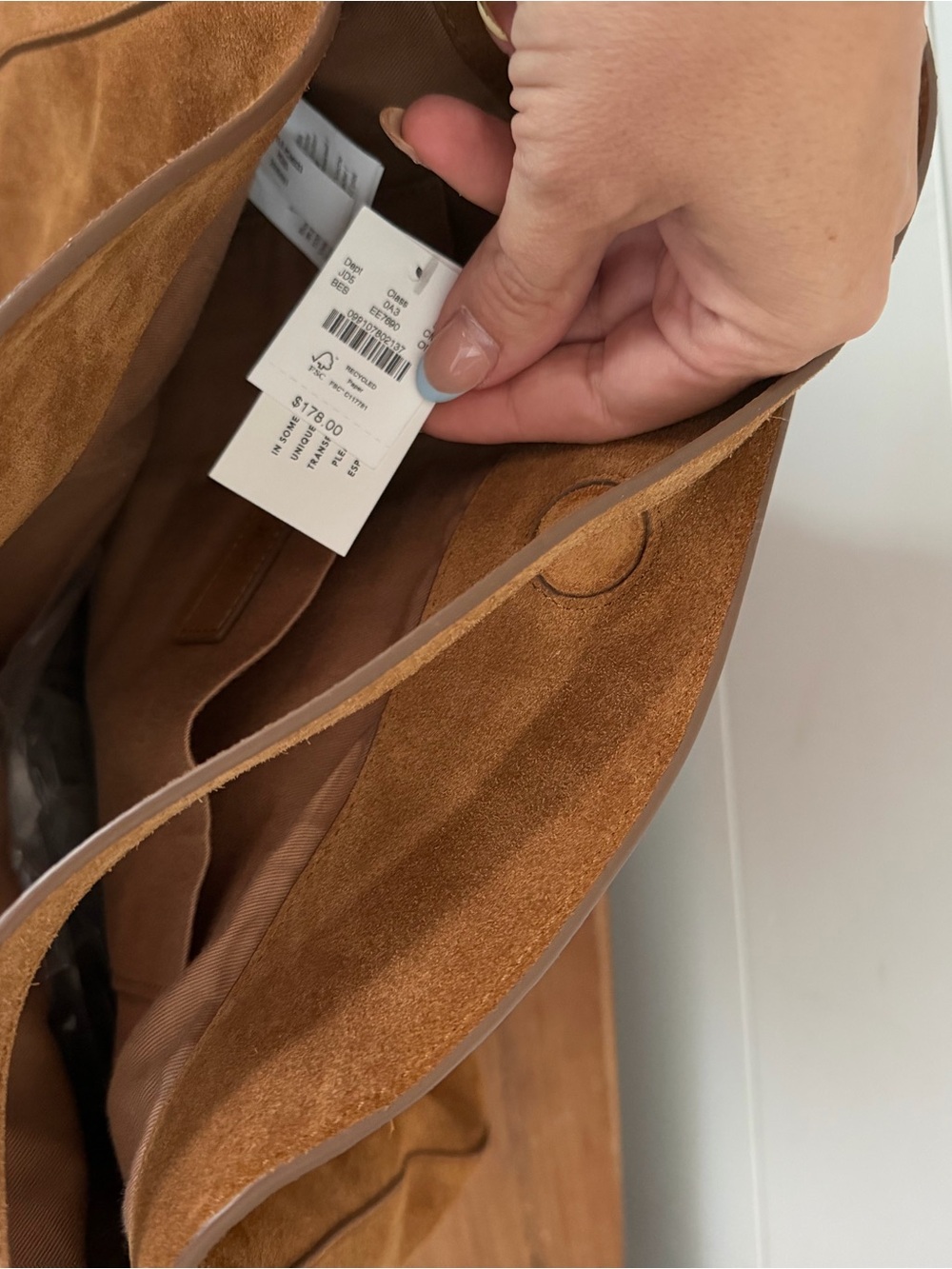 J Crew Berkeley Suede Shoulder Bag - Picture 4 of 7